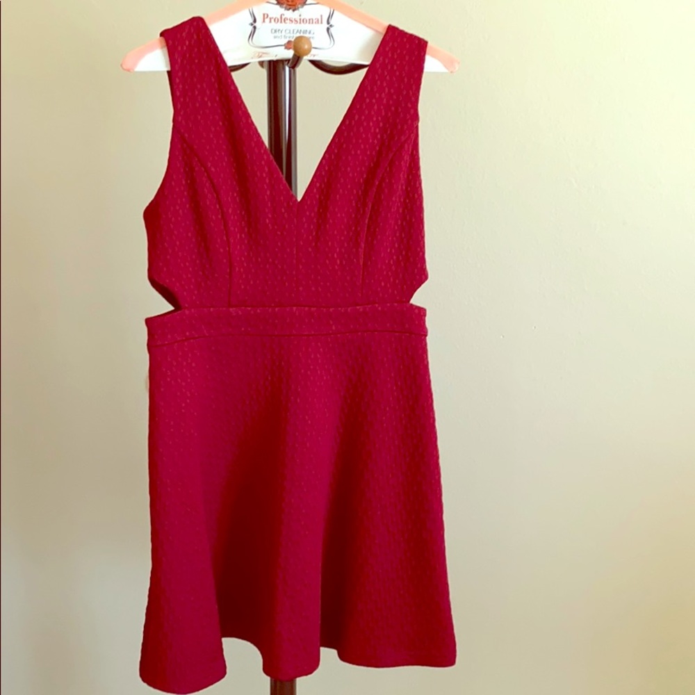 Red dress